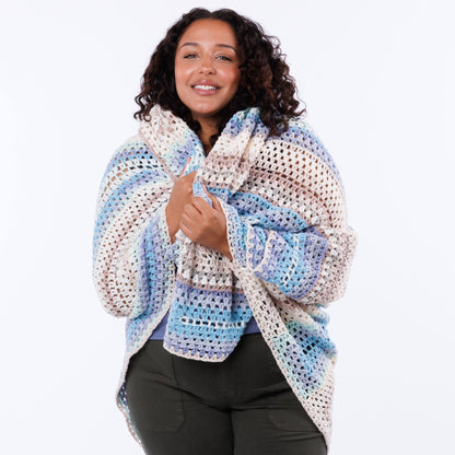 Caron Crochet Summer Lace Throw Crochet Summer Lace Throw made using Caron yarn