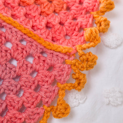 Caron Crochet Quadrant Granny Blanket Crochet Quadrant Granny Blanket made using Caron yarn