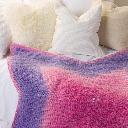 Caron You're A Star Crochet Blanket You'Re A Star Crochet Blanket made using Caron yarn