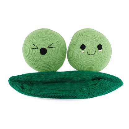 Caron Pea Pod Crochet Pillow Pals Pea Pod Crochet Pillow Pals made using Caron yarn