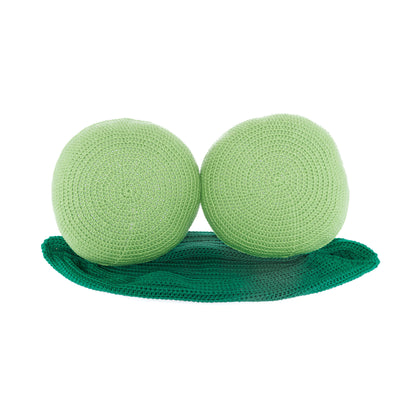 Caron Pea Pod Crochet Pillow Pals Pea Pod Crochet Pillow Pals made using Caron yarn