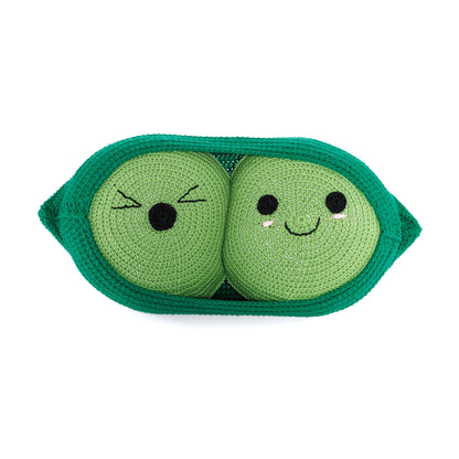 Caron Pea Pod Crochet Pillow Pals Pea Pod Crochet Pillow Pals made using Caron yarn