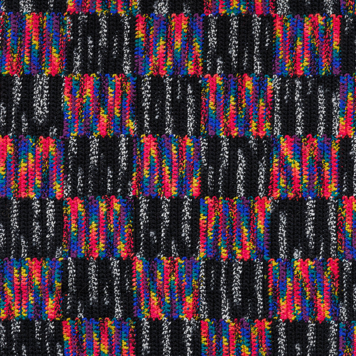 Crochet Candy Check Blanket made using Caron yarn