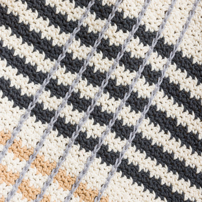 Caron All Day Plaid Crochet Throw All Day Plaid Crochet Throw made using Caron yarn