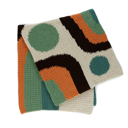 Caron Calm Current Crochet Blanket Calm Current Crochet Blanket made using Caron yarn