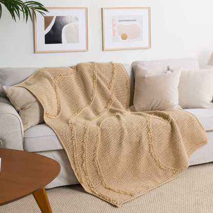 Caron Crochet Hidden Pathways Blanket Crochet Hidden Pathways Blanket made using Caron yarn
