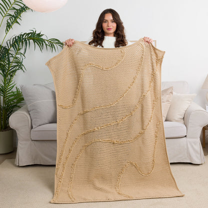 Caron Crochet Hidden Pathways Blanket Crochet Hidden Pathways Blanket made using Caron yarn