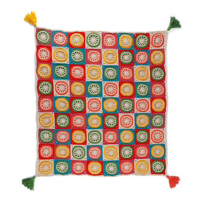 Caron Fresh Squeezed Crochet Blanket Fresh Squeezed Crochet Blanket made using Caron yarn