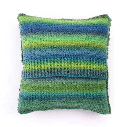 Caron Add Some Wiggle to It Crochet Pillow Add Some Wiggle To It Crochet Pillow made using Caron yarn
