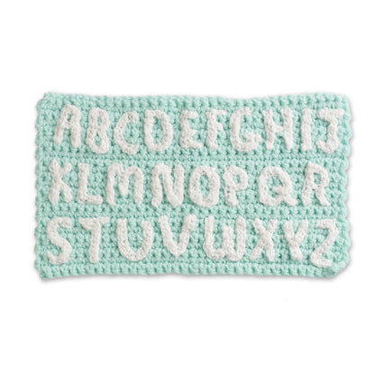 Caron Crochet Alphabet Crochet Alphabet made using Caron yarn