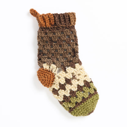 Caron Crochet Granny’s Stocking Crochet Granny’S Stocking made using Caron yarn