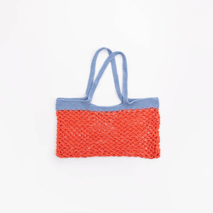 Caron Go-To Crochet Mesh Market Bag Cherry