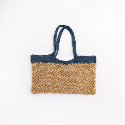 Caron Go-To Crochet Mesh Market Bag Jute