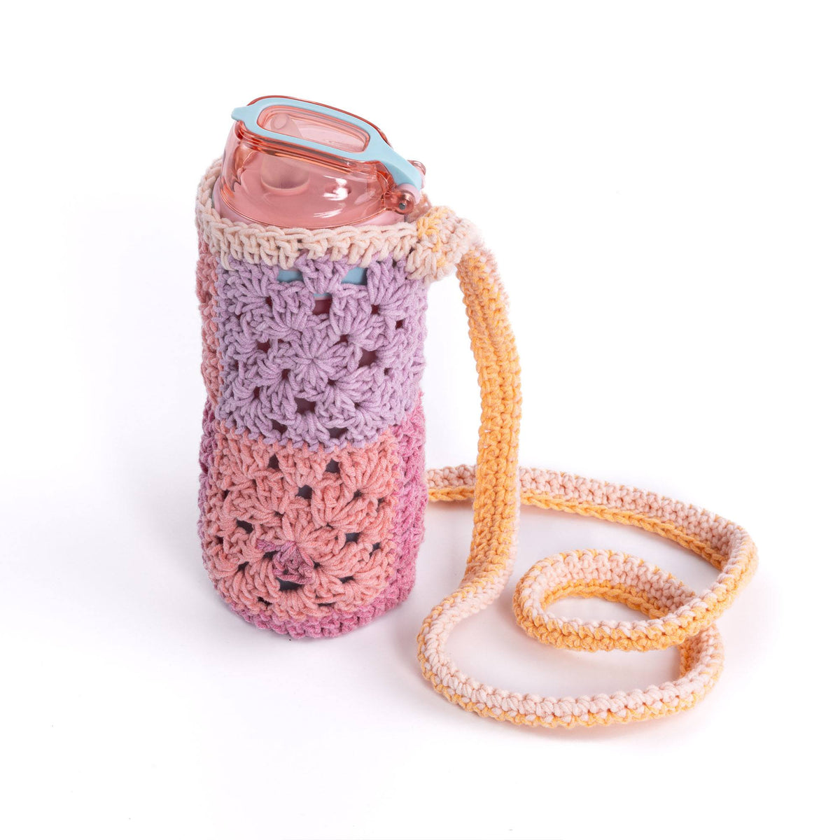 Crochet Summer Bag Set made using Caron yarn