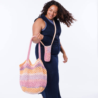 Caron Crochet Summer Bag Set Crochet Summer Bag Set made using Caron yarn