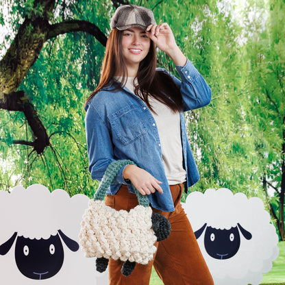 Caron Three Bags Full Crochet Bag Three Bags Full Crochet Bag made using Caron yarn