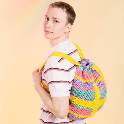 Caron Montage Crochet Backpack Bright