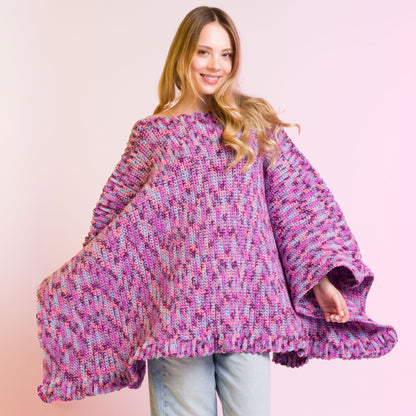 Caron Crochet Ponch It Up Poncho Crochet Ponch It Up Poncho made using Caron yarn