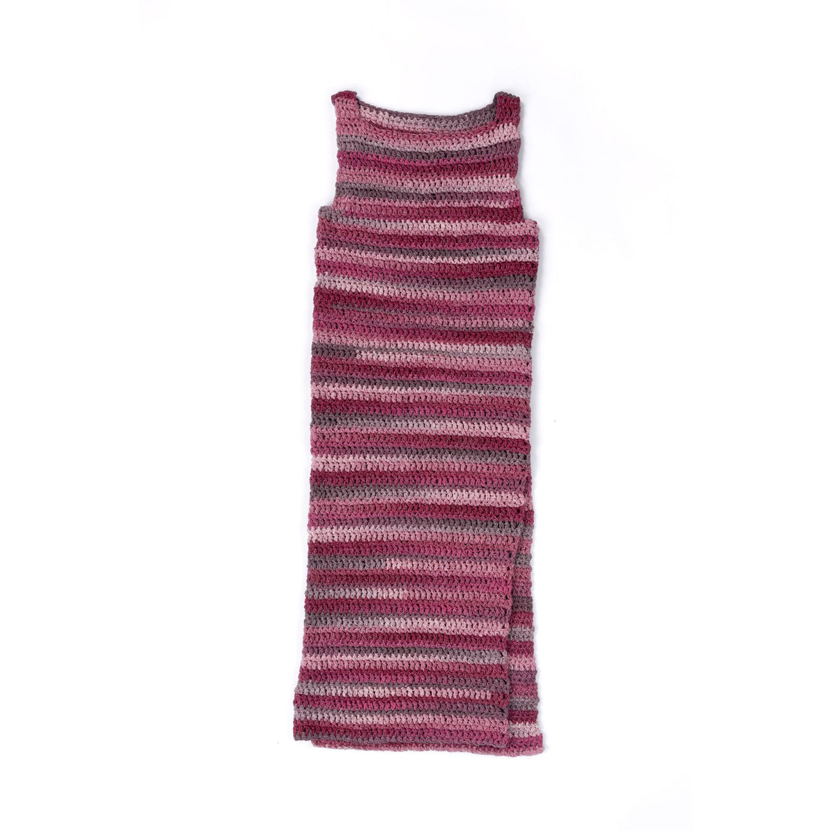 Crochet Beginner Shift Dress made using Caron yarn