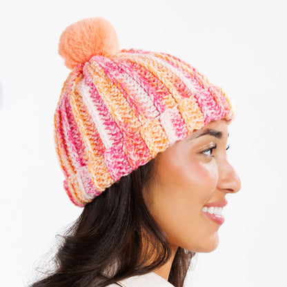 Caron Crochet Ribbed Hat Caron Crochet Ribbed Hat