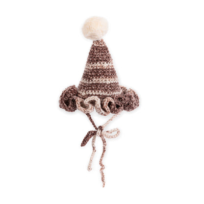 Caron Crochet Party Time Hat Hazelnut Crunch