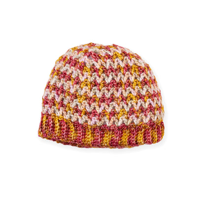 Caron Shimmer Shine Crochet Beanie Version 1