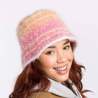 Caron Crochet Cold Weather Bucket Hat Crochet Cold Weather Bucket Hat made using Caron yarn