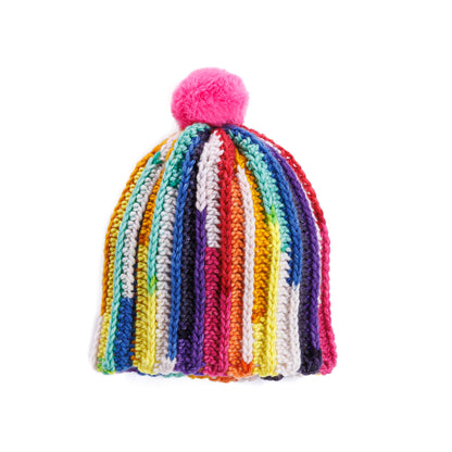 Caron Crochet Prismatic Hat Crochet Prismatic Hat made using Caron yarn