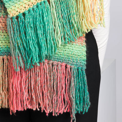 Caron Wrapped in Warmth Crochet Scarf Wrapped In Warmth Crochet Scarf made using Caron yarn