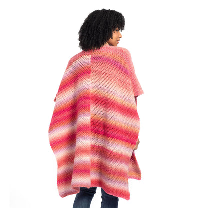 Caron Crochet Caught in a Haze Ruana Crochet Caught In A Haze Ruana made using Caron yarn
