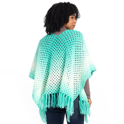 Caron Crochet Ethereal Gradient Ruana Crochet Ethereal Gradient Ruana made using Caron yarn