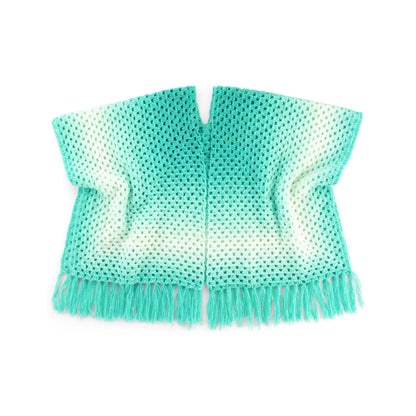 Caron Crochet Ethereal Gradient Ruana Crochet Ethereal Gradient Ruana made using Caron yarn