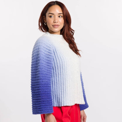 Caron Side to Side Crochet Pullover Side To Side Crochet Pullover made using Caron yarn