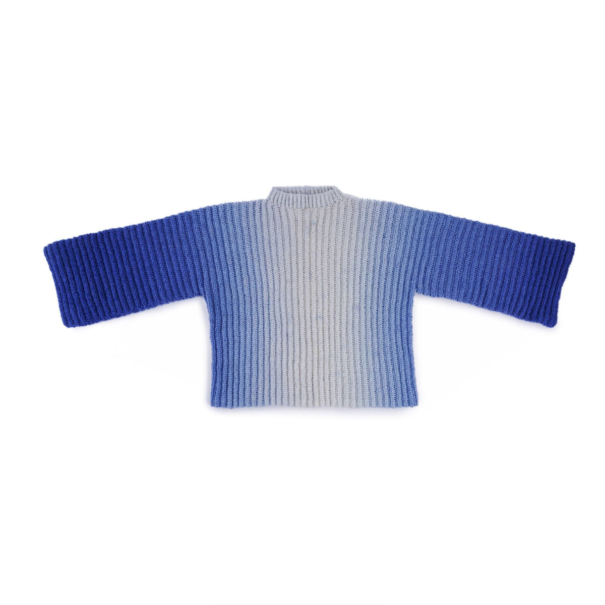 Side To Side Crochet Pullover made using Caron yarn