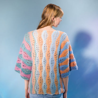 Caron Side to Side Crochet Dolman Side To Side Crochet Dolman made using Caron yarn