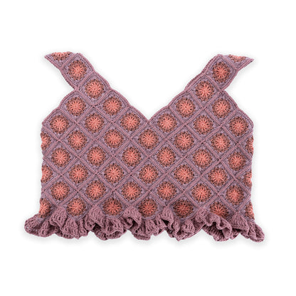 Caron Diagonal Motifs Crochet Tank Diagonal Motifs Crochet Tank made using Caron yarn