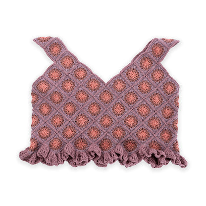 Caron Diagonal Motifs Crochet Tank Diagonal Motifs Crochet Tank made using Caron yarn