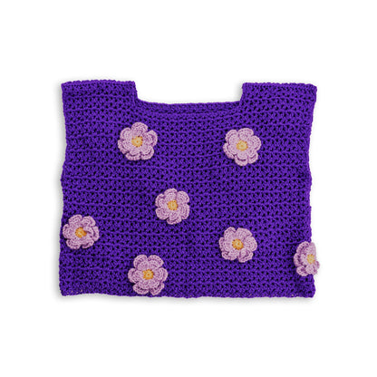 Caron In Bloom Crochet Top In Bloom Crochet Top made using Caron yarn