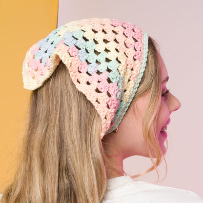 Caron Crochet Cutie Kerchief Crochet Cutie Kerchief made using Caron yarn