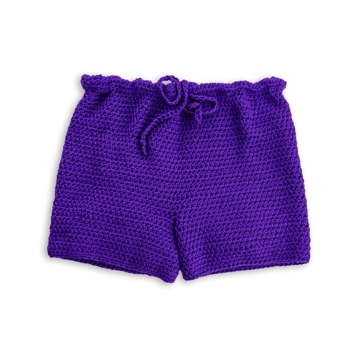 Crochet Shorts Story made using Caron yarn