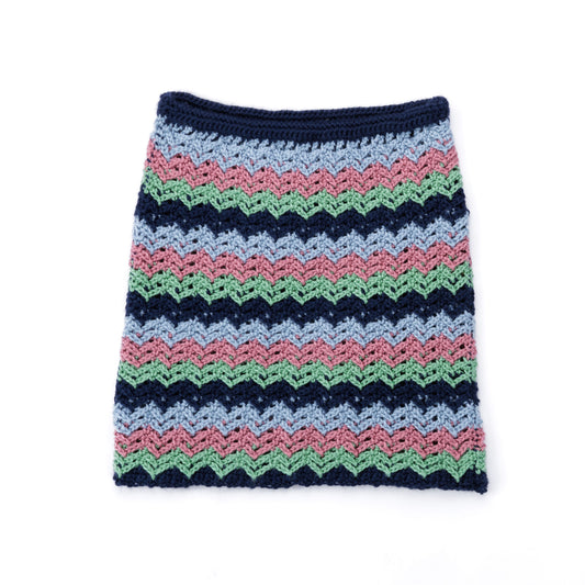 Riding Waves Crochet Skirt made using Caron yarn