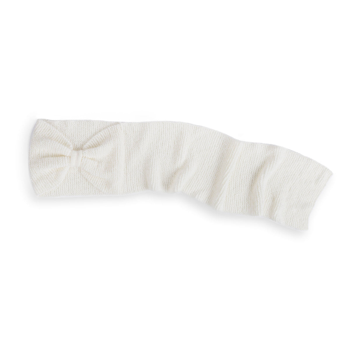 Knit Bow-Scarf made using Caron yarn