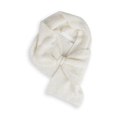 Caron Knit Bow-Scarf Knit Bow-Scarf made using Caron yarn
