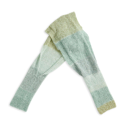 Caron Knit Convertible 4-Way Wrap Knit Wrap made in Caron Cloud Cakes Yarn