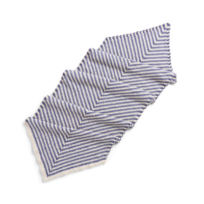 Caron Stripy Linen Stitch Knit Wrap Knit Wrap made in Caron Yarn