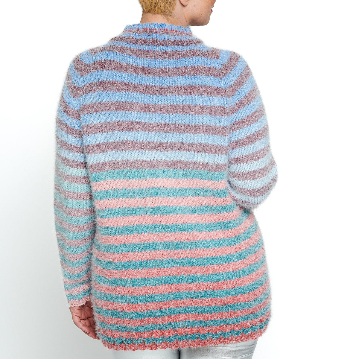 Knit Pullover made in Caron Colorama Halo Perfect Phasing Yarn
