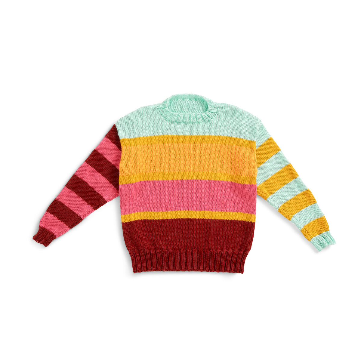 Knit Sweater made in Caron Yarn