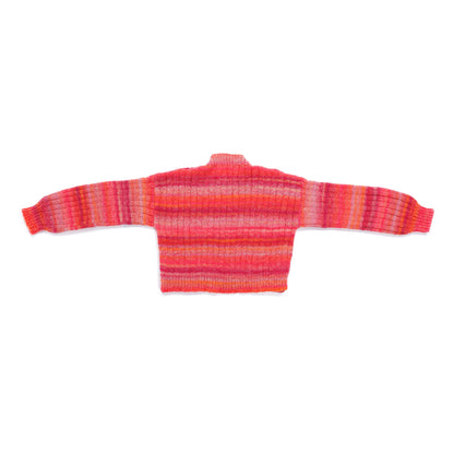 Caron Ribbed and Cropped Knit Pullover Ribbed And Cropped Knit Pullover made using Caron yarn