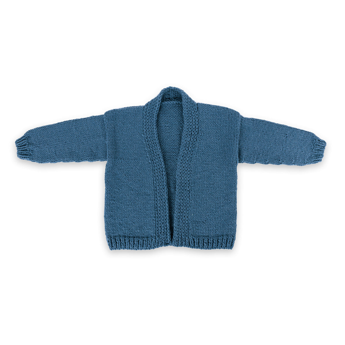 All Day Big Knit Cardigan made using Caron yarn