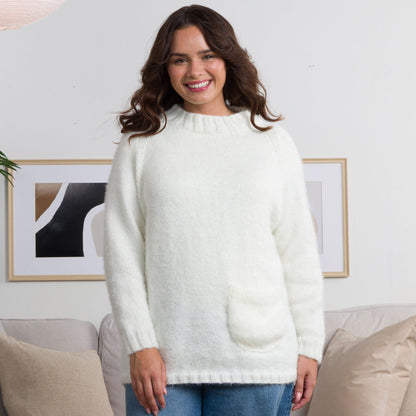 Caron Dreamy Knit Pullover Dreamy Knit Pullover made using Caron yarn